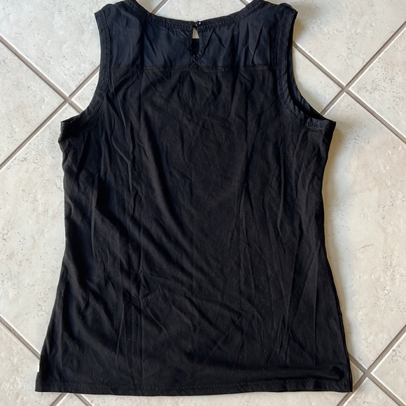 Women’s Converse Black T-Shirt Tank Size Large - Picture 2 of 4